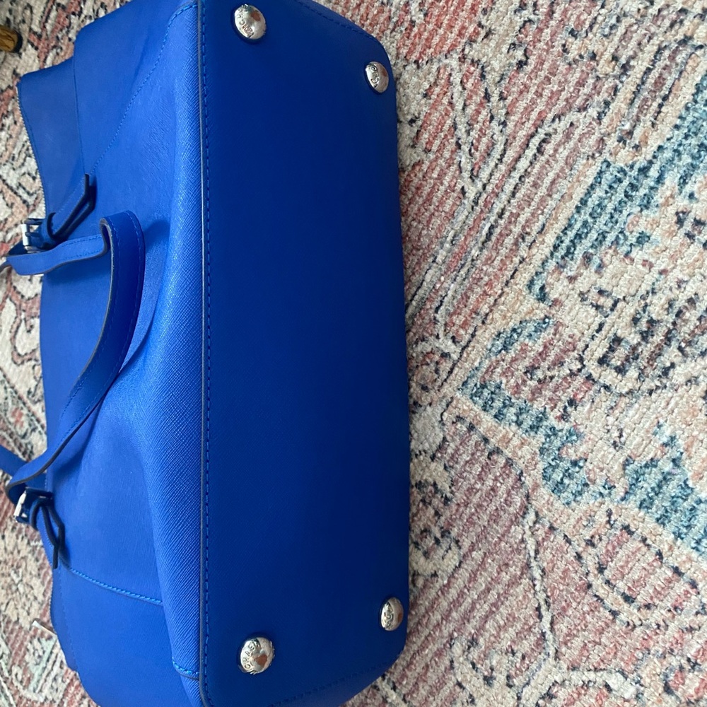Michael Kors Jet Set Travel Saffiano Leather Tote — Cobalt Blue with dust bag - Picture 5 of 5